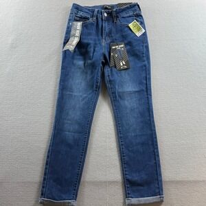 Fire & Rain High Rise Skinny Jeans Women Size 3 Blue Denim Stretch 25" Waist